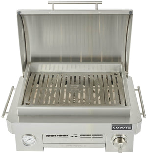 Coyote C1PORTLP 25" Portable Gas Grill, 1 Burner, Ceramic, Liquid Propane, Stainless Steel - image 7