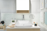 Hydro Systems CRE2416SSS-WHI CRESCENT 24X16 SOLID SURFACE SINK - WHITE