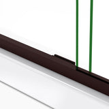 DreamLine Crest 58-60 in. W x 76 in. H Clear Glass Frameless Sliding Shower Door in Oil Rubbed Bronze