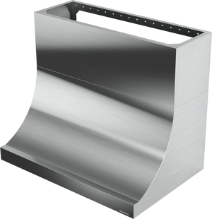 Vent-A-Hood DAH18-254 OL 54" 600 CFM Professional Concave Wall Mount Range Hood with Magic Lung Blower, Overlay