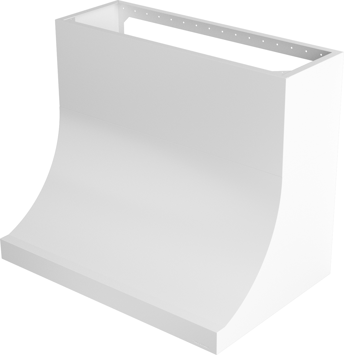 Vent-A-Hood DAH18-142 WH 42" 300 CFM Professional Concave Wall Mount Range Hood with Magic Lung Blower, White
