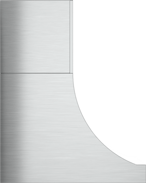 Vent-A-Hood DAH18-466 SS 66" 1200 CFM Professional Concave Wall Mount Range Hood with Magic Lung Blower, Stainless Steel