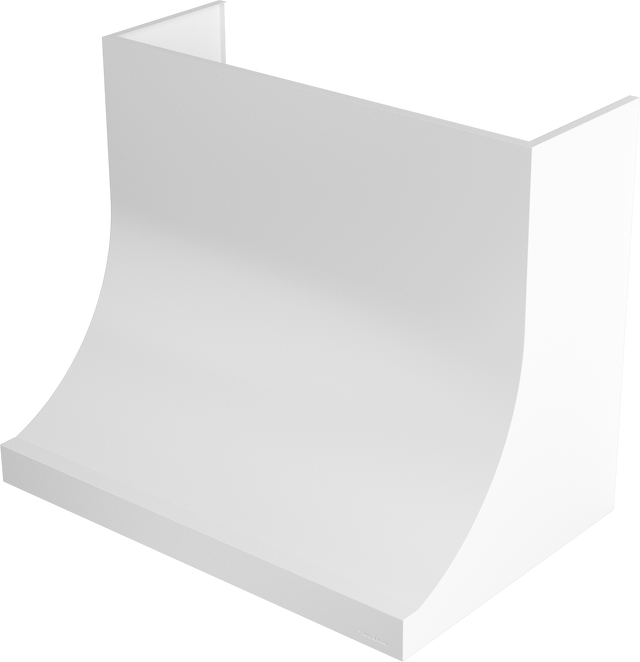 Vent-A-Hood DAH30-236 BT 36" 600 CFM Professional Concave Wall Mount Range Hood with Tall Profile, Magic Lung Blower, Biscuit