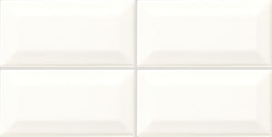 Daltile Color Wheel Classic White 26SR Shelf Rail Glossy Wall Tile Trim