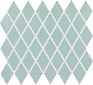 Daltile Color Wheel Retro Spa Harlequin 2x3 Glossy Mosaic Tile