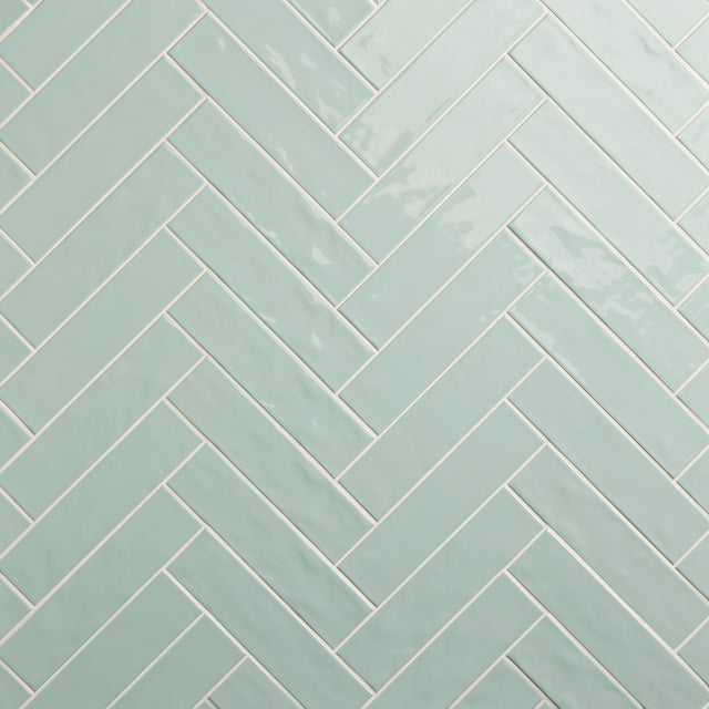 Daltile Stagecraft Spa Rectangle 3x12 Undulated Glossy Wall Tile