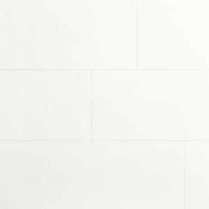 Daltile Luminique Arctic White Rectangle 12x24 Handcrafted Glossy Wall Tile