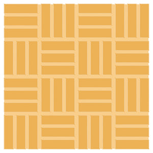 Daltile Color Wheel Mosaic Mustard Lattice Weave 1x3 Glossy Mosaic Tile