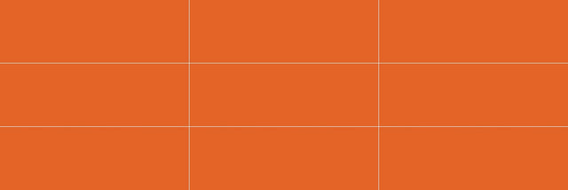 Daltile Color Wheel Linear Orange Burst Rectangle 8x24 Glossy Wall Tile