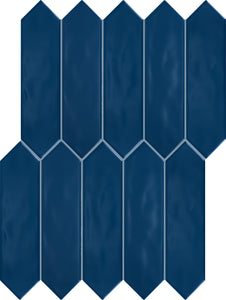 Daltile Stagecraft Matte Galaxy Picket 3x12 Undulated Matte Wall Tile