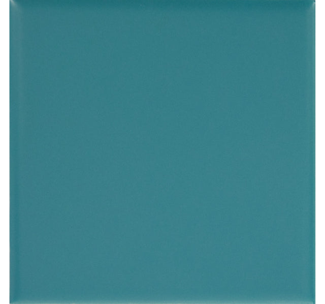 Daltile Color Wheel Linear Matte Ocean Blue Rectangle 4x12 Matte Wall Tile