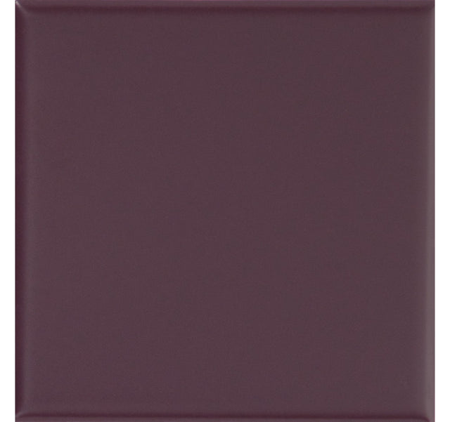 Daltile Color Wheel Linear Matte Plum Crazy Rectangle 2x8 Matte Wall Tile