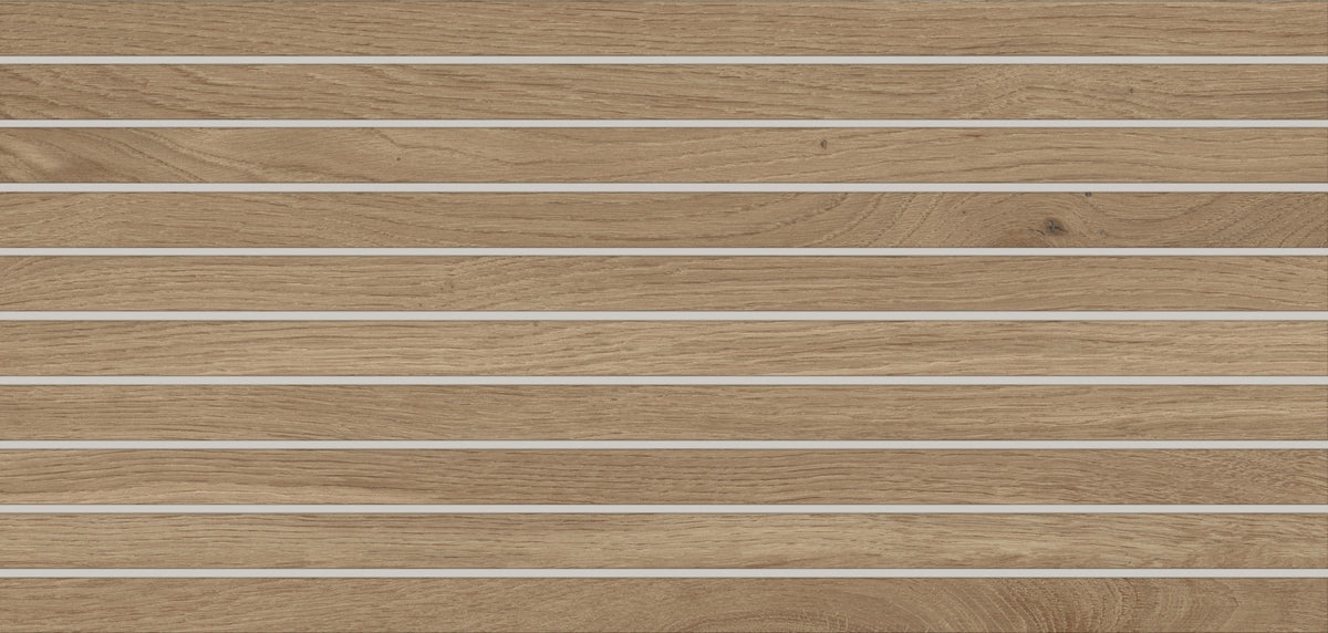 Daltile Acreage Palomino Stacked 1x24 Matte Mosaic Tile