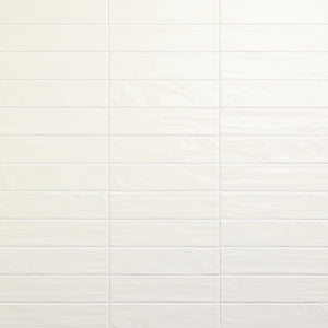 Daltile Artcrafted Coconut Rectangle 3x12 Handcrafted Glossy Wall Tile
