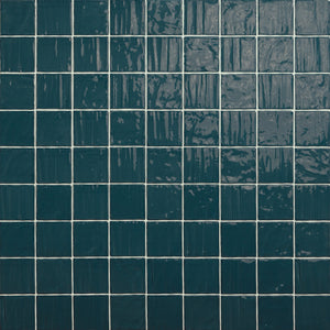 Daltile Artcrafted Tide Square 4x4 Handcrafted Glossy Wall Tile