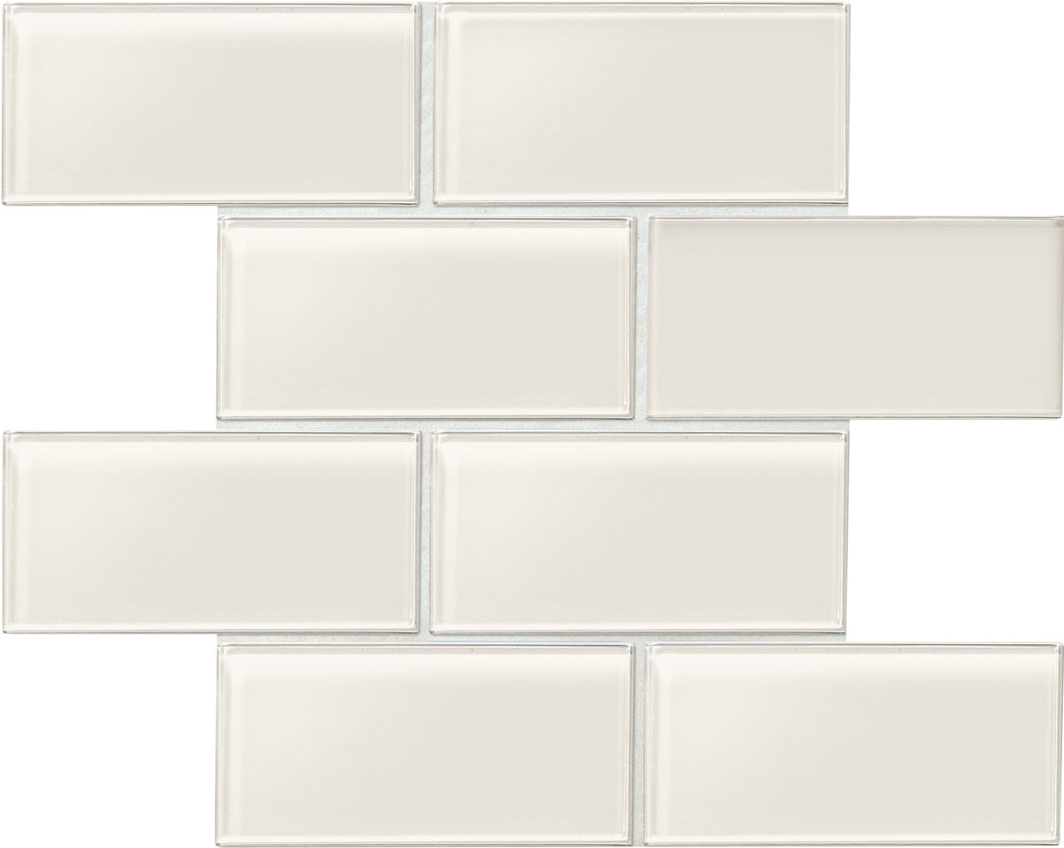 Daltile Amity White Rectangle 3x6 Glossy Wall Tile