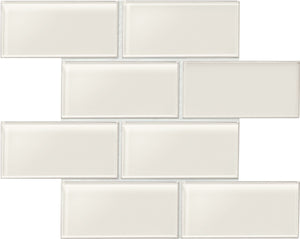Daltile Amity White Rectangle 3x6 Glossy Wall Tile