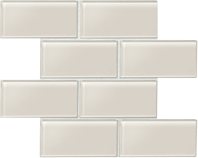 Daltile Amity Taupe Rectangle 3x6 Glossy Wall Tile