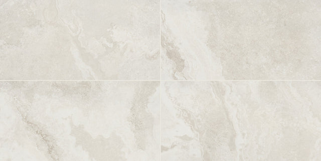 Daltile Archaia Relic White Rectangle 12x24 Matte Floor Tile