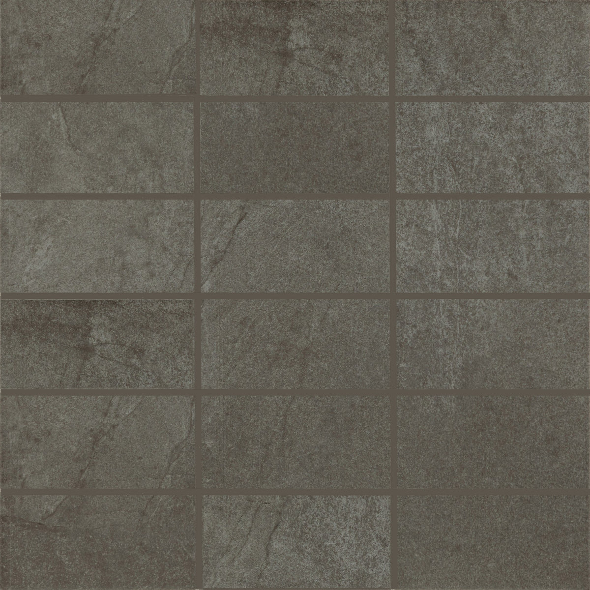 Daltile Prime Charcoal Straight Joint 2x4 Matte Mosaic Tile