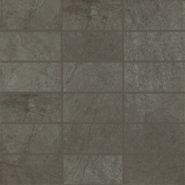 Daltile Prime Charcoal Straight Joint 2x4 Matte Mosaic Tile