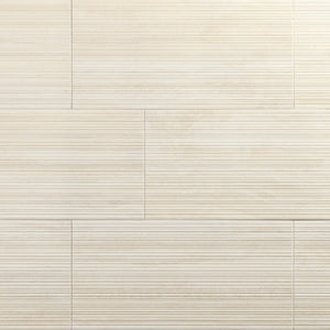 Daltile Calligo Tusk Rectangle 12x24 Fluted Microban Matte Wall Tile