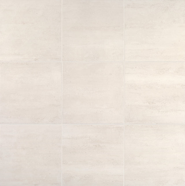 Daltile Cove Creek Off White Square 24x24 Matte Floor Tile