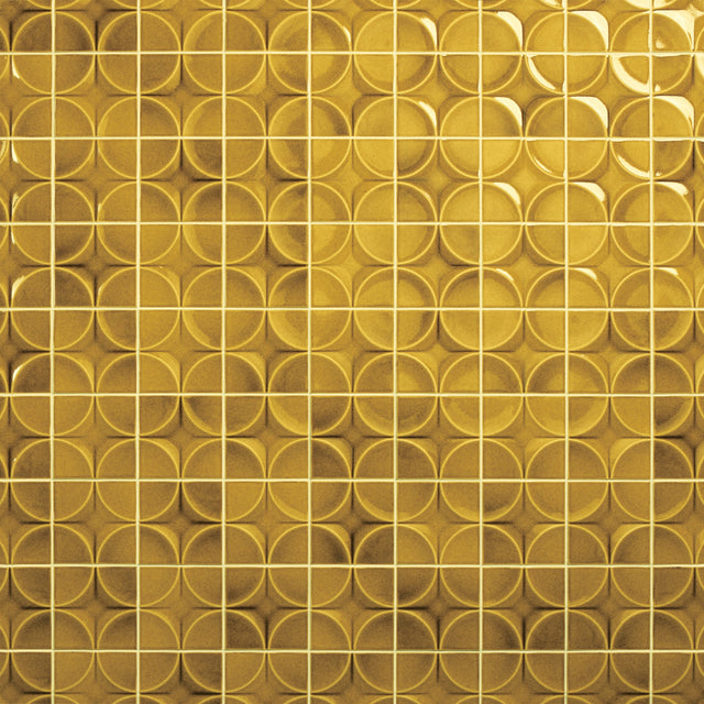 Daltile Contempee Marigold Square 4x4 Star Glossy Wall Tile