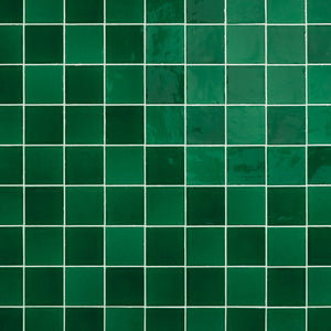 Daltile Contempee Fern Square 4x4 Handcrafted Glossy Wall Tile