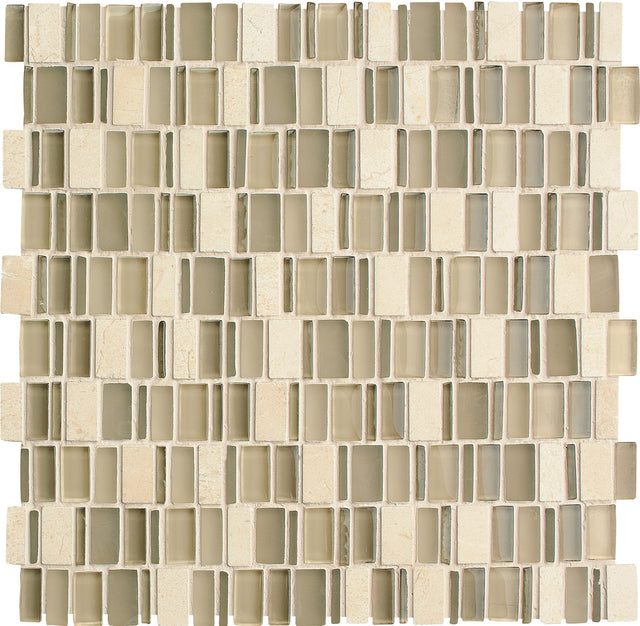 Daltile Clio Mosaics Nox Random 1 Mixed Mosaic Tile