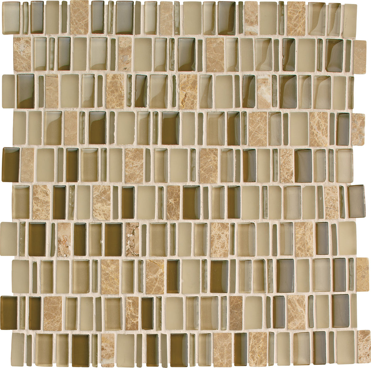 Daltile Clio Mosaics Selene Random 1 Mixed Mosaic Tile
