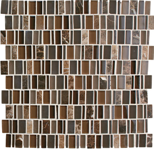Daltile Clio Mosaics Eos Random 1 Mixed Mosaic Tile