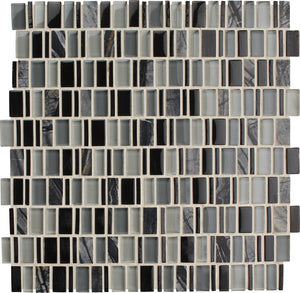Daltile Clio Mosaics Boreas Random 1 Mixed Mosaic Tile