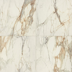 Daltile Panoramic Duet Calacatta Topaz Square 48x48 Matte Floor Tile