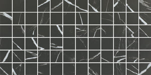 Daltile Platinum Carbon Straight Joint 2x2 Matte Mosaic Tile