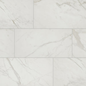 Daltile Platinum Calacatta Empire Rectangle 4x12 Matte Wall Tile