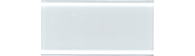 Daltile Color Wave Feather White Rectangle 3x6 Glossy Wall Tile