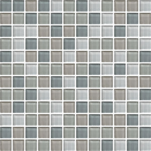 Daltile Color Wave Willow Water Bl Straight Joint 1x1 Glass Mosaic Tile