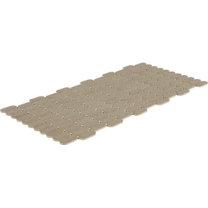 Daltile Keystones Architect Gray Oval Straight Joint 2x1 Matte Mosaic Tile