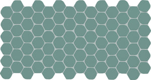 Daltile Keystones Aegean Organic Hexagon 2 Matte Mosaic Tile