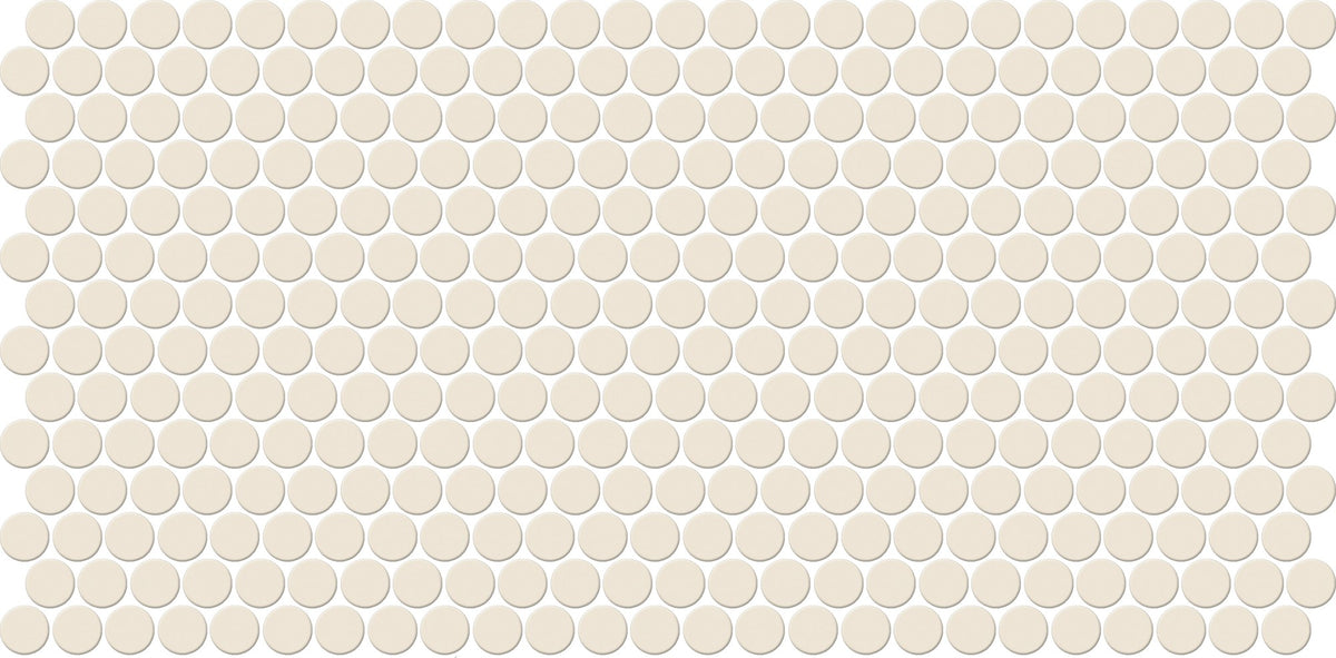 Daltile Keystones Biscuit Penny Rounds Matte Mosaic Tile