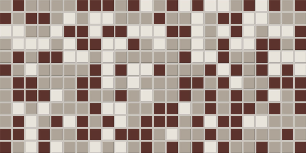 Daltile Keystones Maple Blend Straight Joint 1x1 Matte Mosaic Tile