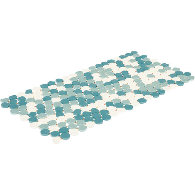 Daltile Keystones Deep Sea Blend Organic Penny 1 Matte Mosaic Tile