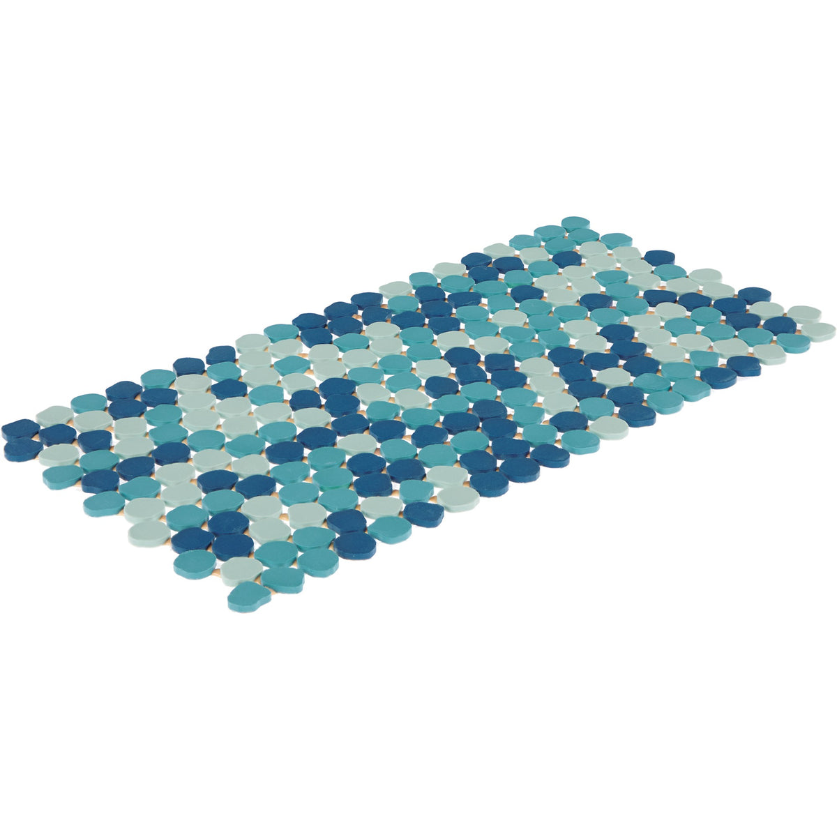 Daltile Keystones Naval Blend Organic Penny 1 Matte Mosaic Tile