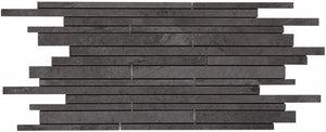 Daltile Delegate Dark Grey Random Linear Matte Mosaic Tile