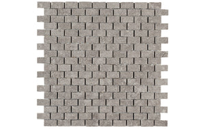 Daltile Diplomacy Light Grey Brick Joint 5/8x1 Matte Mosaic Tile