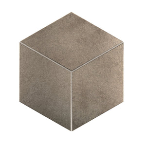 Daltile Emergent Pewter 3D Cube 12x12 Light Polished Mosaic Tile