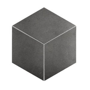 Daltile Emergent Titanium 3D Cube 12x12 Light Polished Mosaic Tile