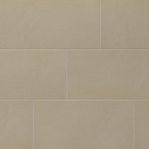 Daltile Exposition Gesso Rectangle 12x24 Woven Textured Floor Tile