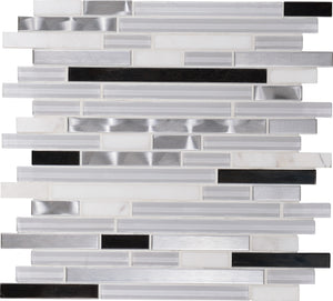 Daltile Endeavors Neo Classic Bld Random 5/8 Mixed Mosaic Tile